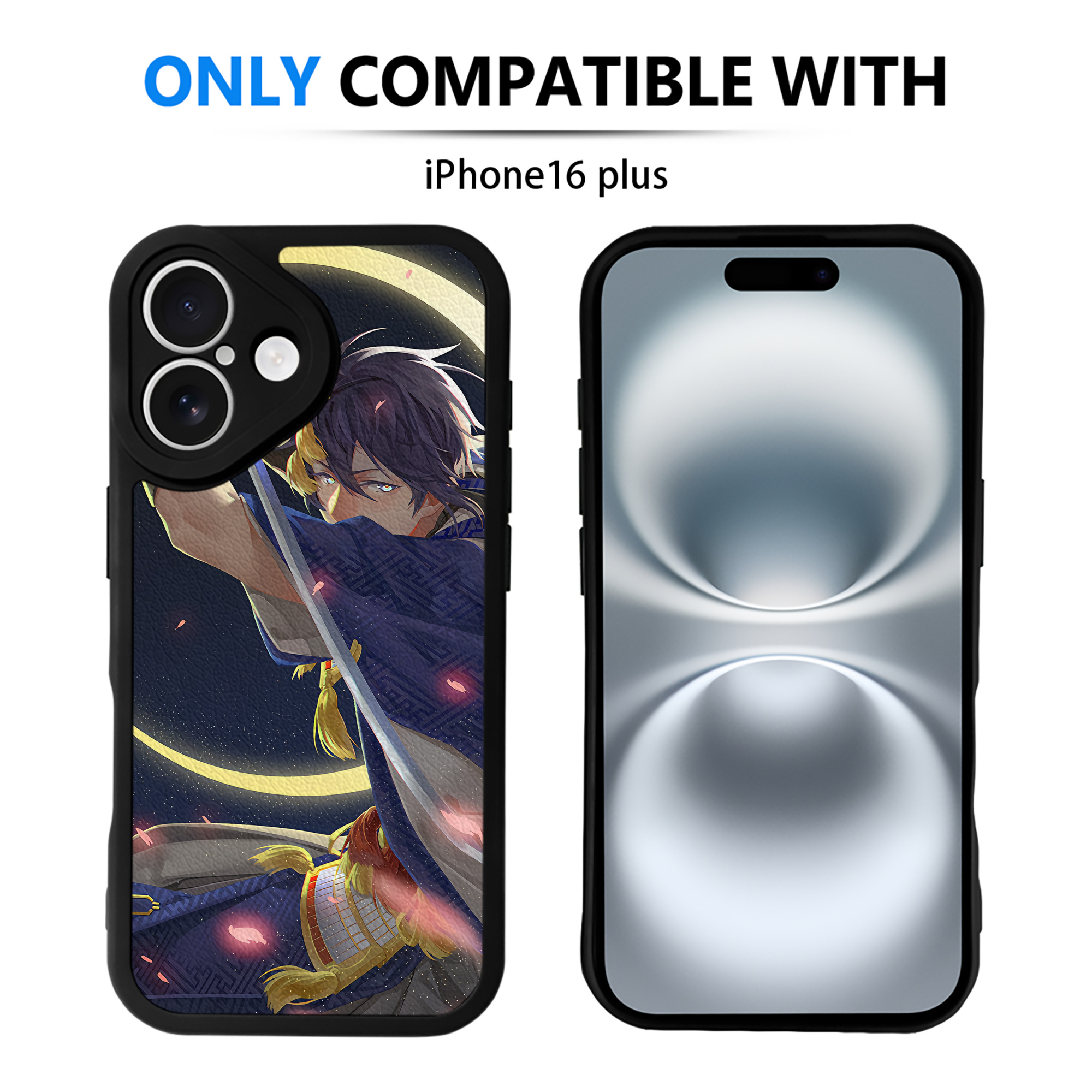 （画像用） 刀剣乱舞 Touken Ranbu 【iPhone 16シリーズ対応】シリコンスマホケース（レザー調） 材質：シリコン